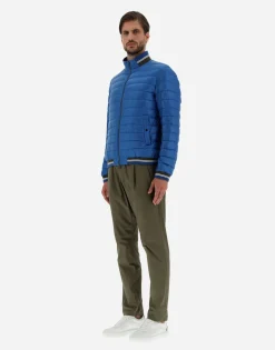 Herno Bomber Jacket In Nylon Ultralight & Knit