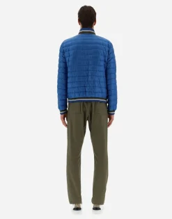 Herno Bomber Jacket In Nylon Ultralight & Knit