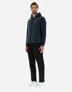 Herno Bomber Jacket In Nylon Ultralight & Fleece