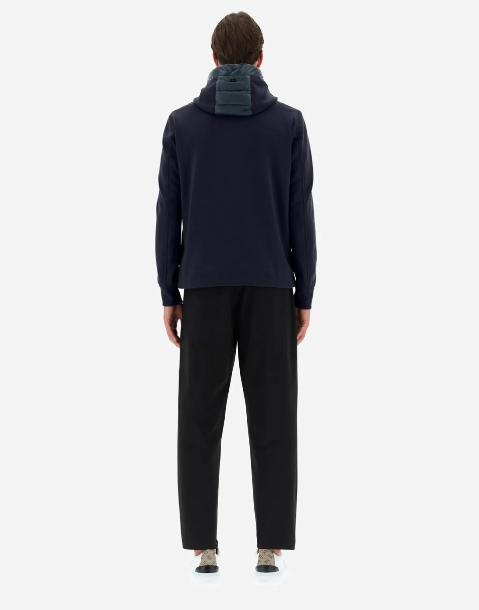 Herno Bomber Jacket In Nylon Ultralight & Fleece