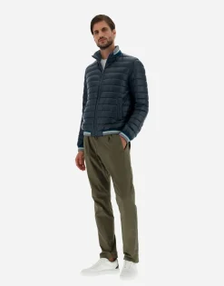 Herno Bomber Jacket In Nylon Ultralight & Knit