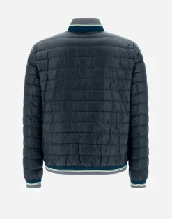 Herno Bomber Jacket In Nylon Ultralight & Knit