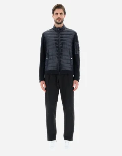 Herno Bomber Jacket In Nylon Ultralight & Fleece