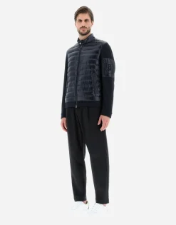 Herno Bomber Jacket In Nylon Ultralight & Fleece