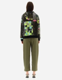 Herno Bomber Jacket In Safari Patch Sweater