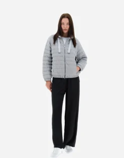 Herno Bomber Jacket In Shiny Rock
