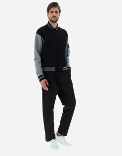 Herno Bomber Jacket In Soft Scuba