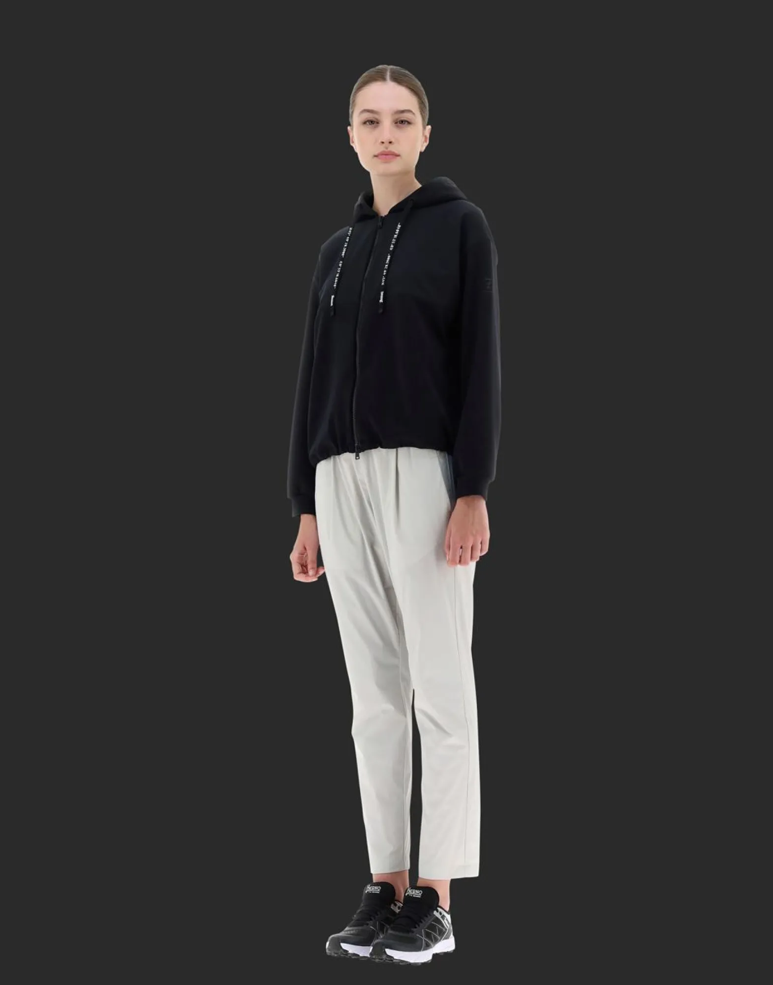 Herno Bomber Jacket In Techno Light Scuba