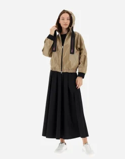 Herno Bomber Jacket In Techno Paper