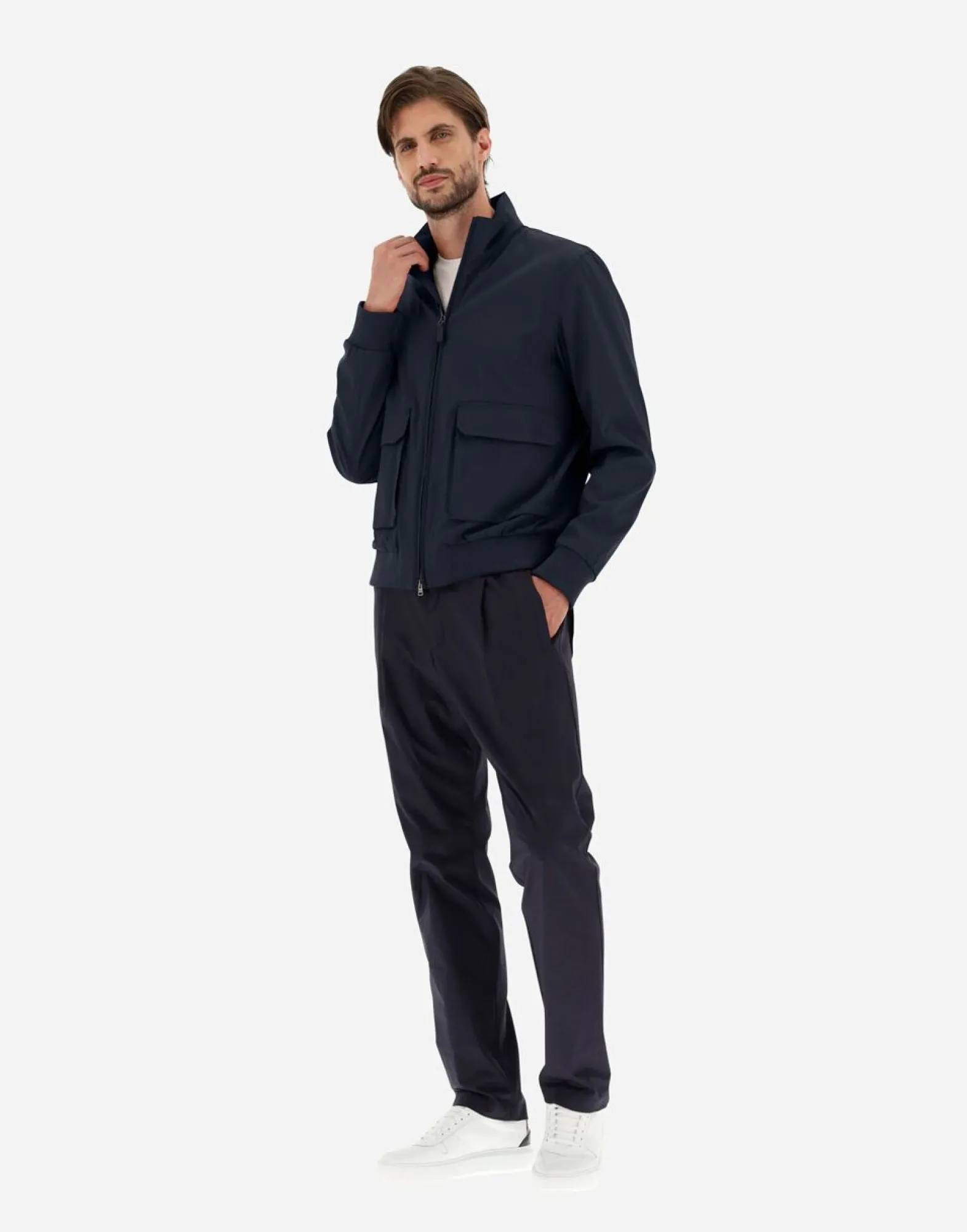 Herno Bomber Jacket In T-Way