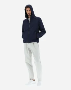 Herno Bomber Jacket In Ultralight Crease