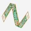 Herno Bubble Silk Scarf 6 X 88 Cm
