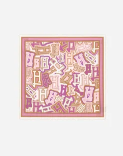 Herno Bubble Silk Scarf 90 X 90 Cm