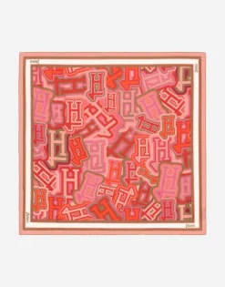 Herno Bubble Silk Scarf 90 X 90 Cm