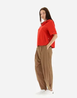 Herno Cape In Double Sweater & Monogram