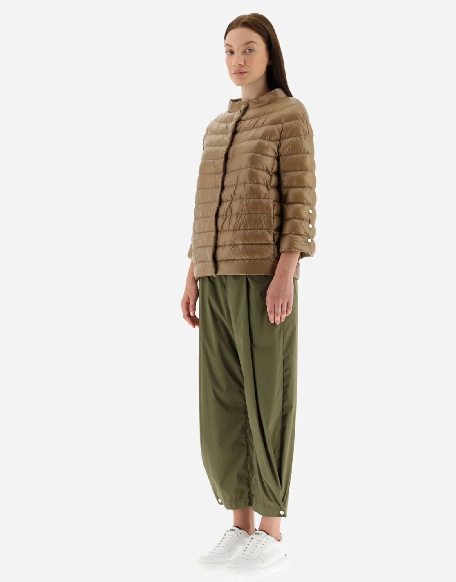 Herno Cape In Nylon Ultralight & Monogram