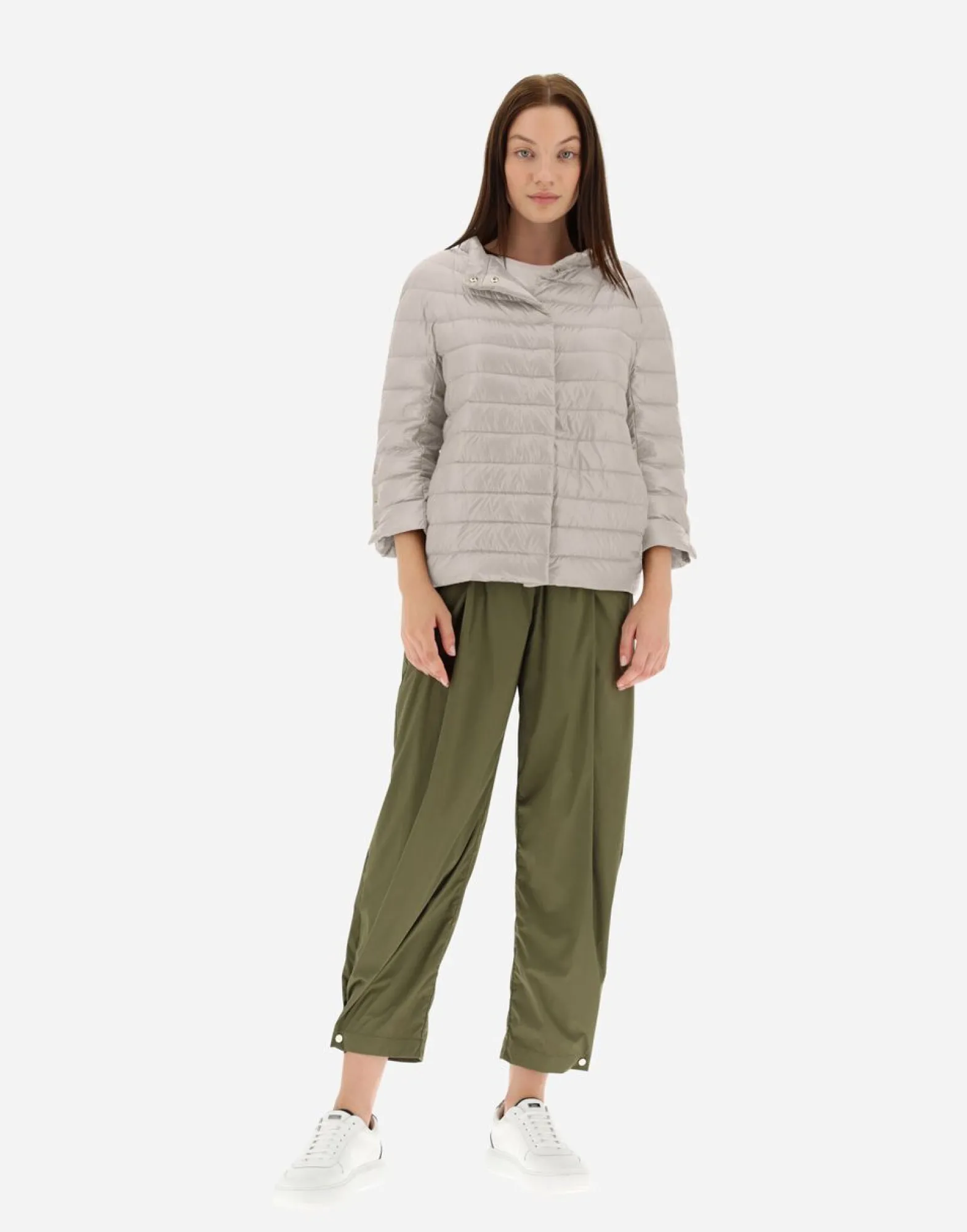 Herno Cape In Nylon Ultralight & Monogram