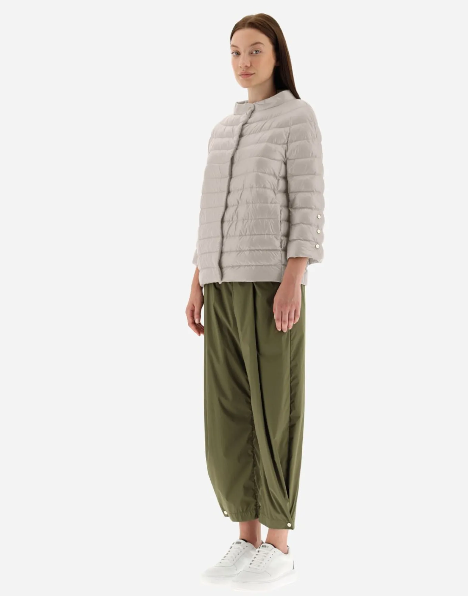 Herno Cape In Nylon Ultralight & Monogram