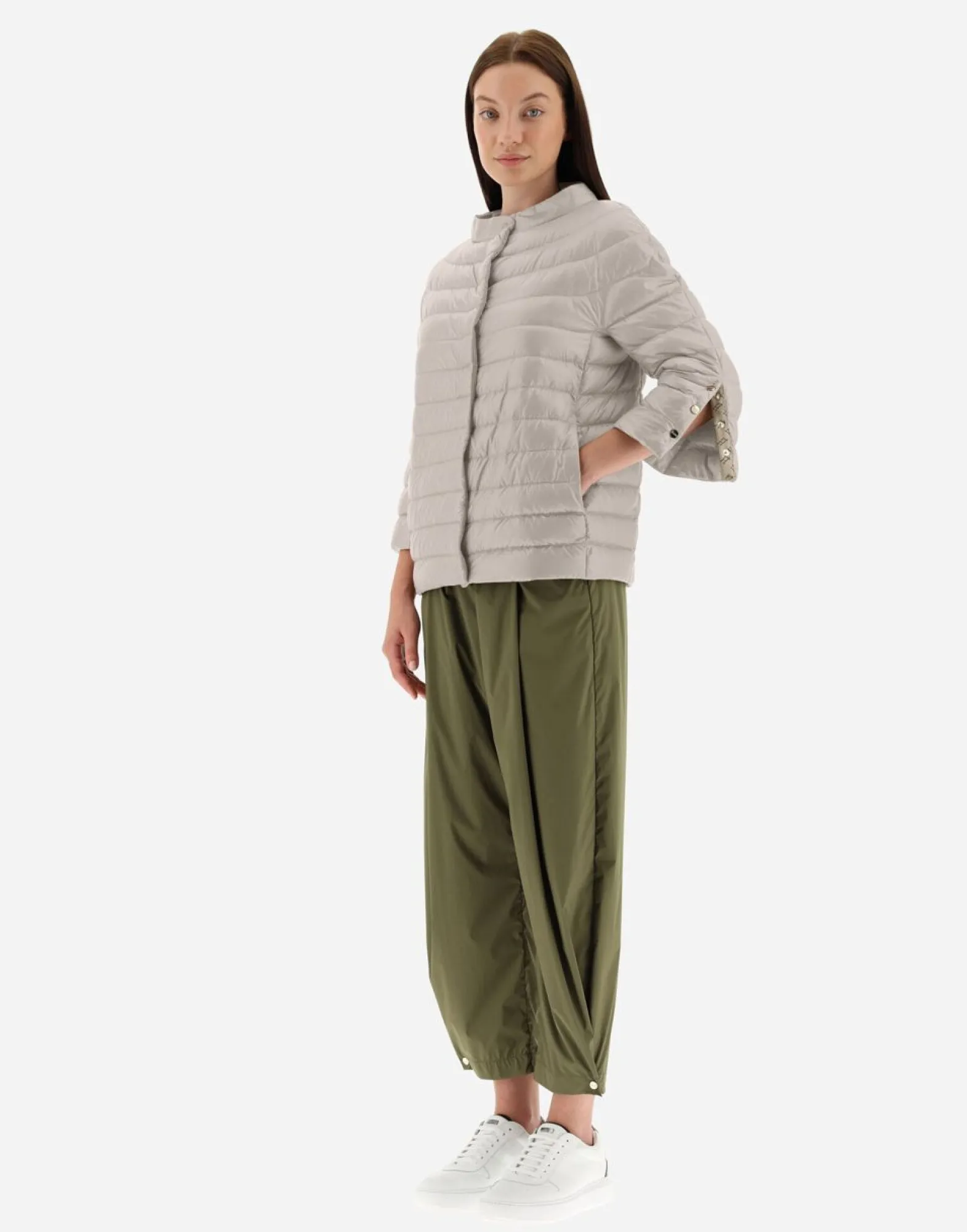 Herno Cape In Nylon Ultralight & Monogram