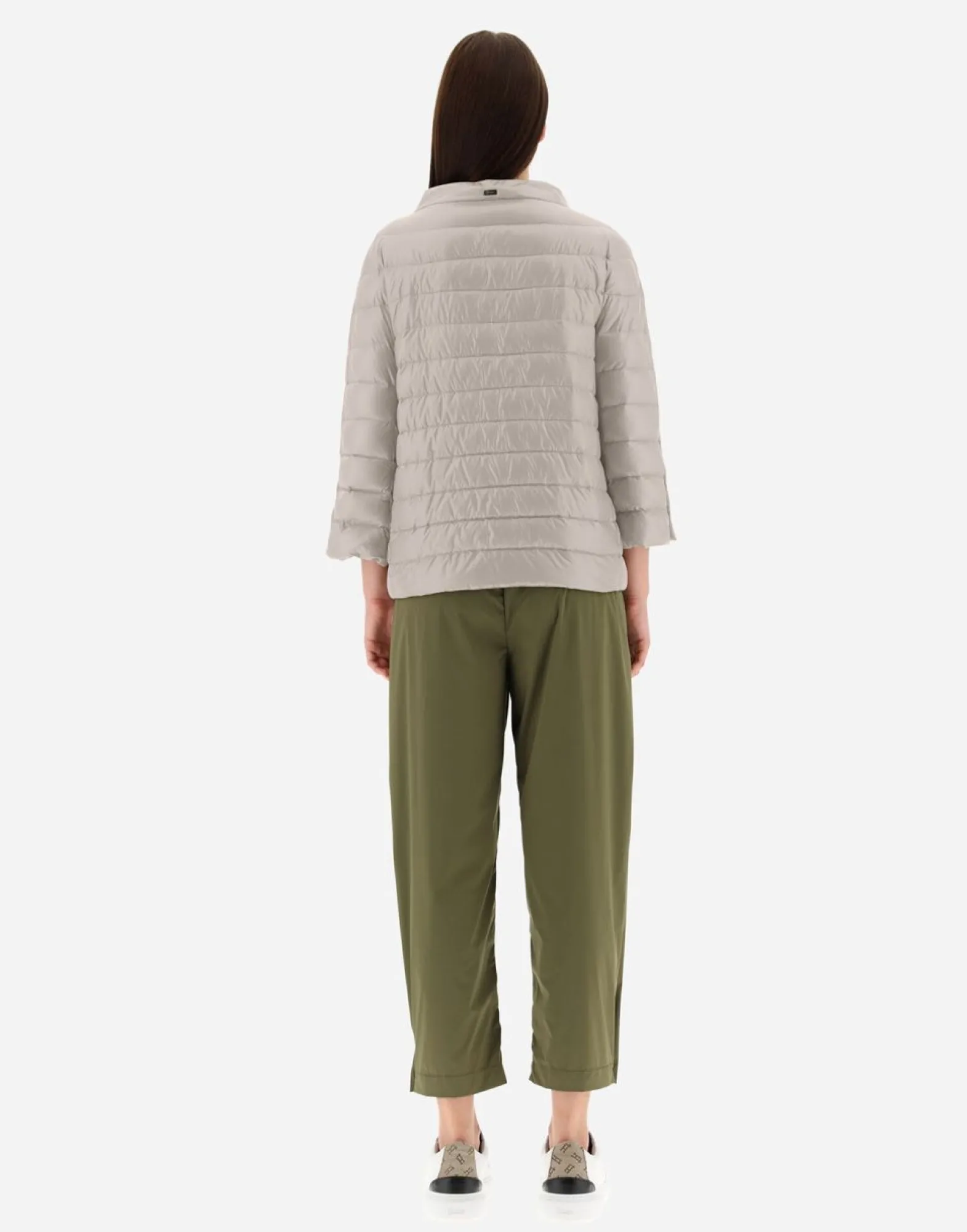 Herno Cape In Nylon Ultralight & Monogram