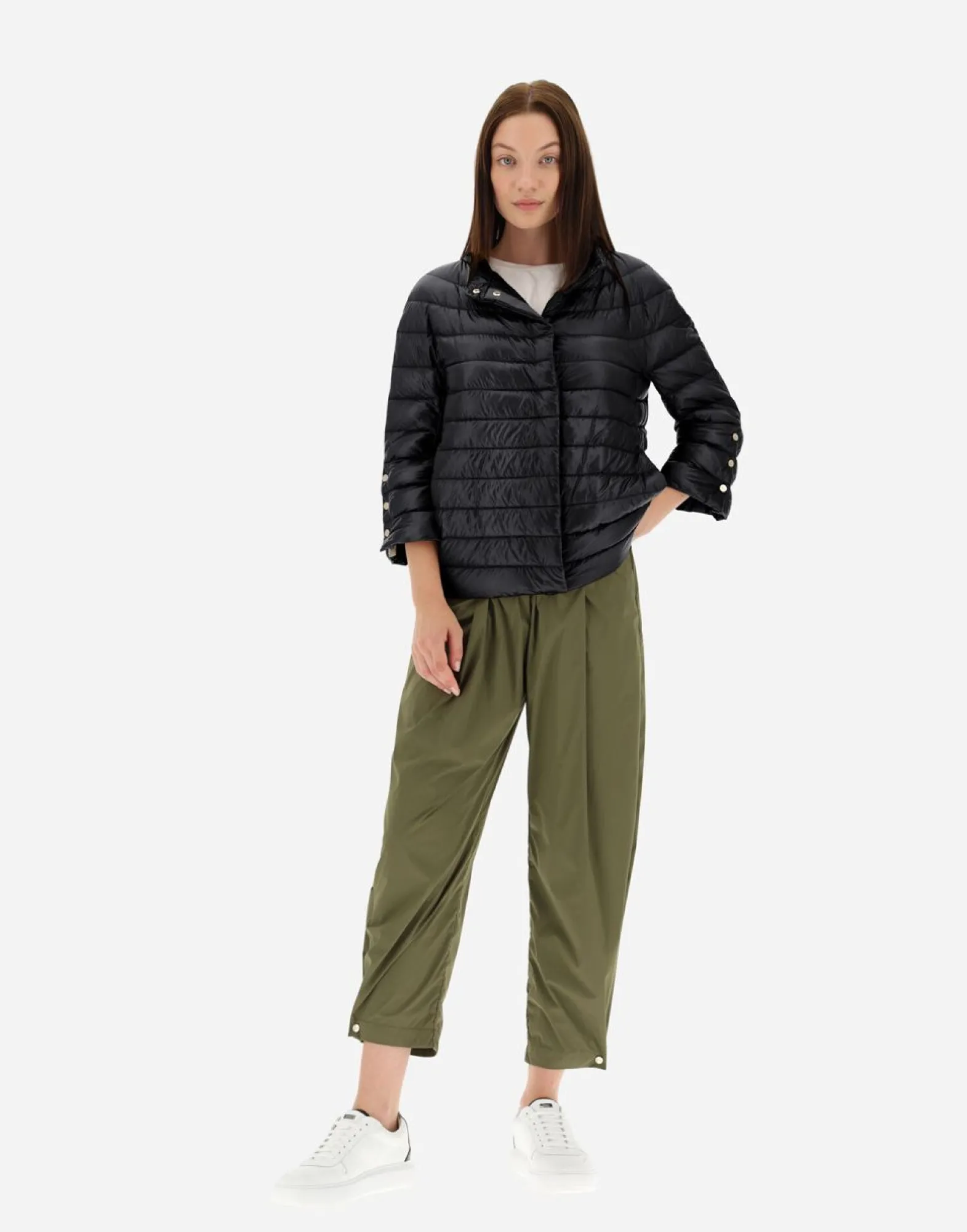 Herno Cape In Nylon Ultralight & Monogram