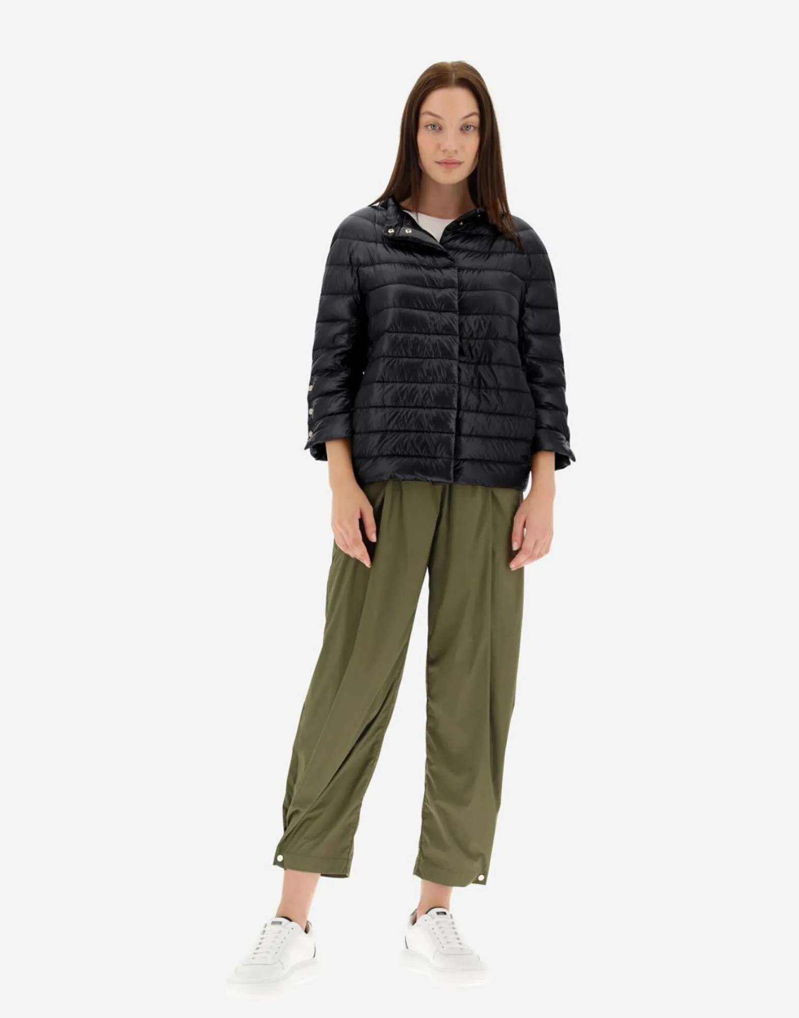 Herno Cape In Nylon Ultralight & Monogram