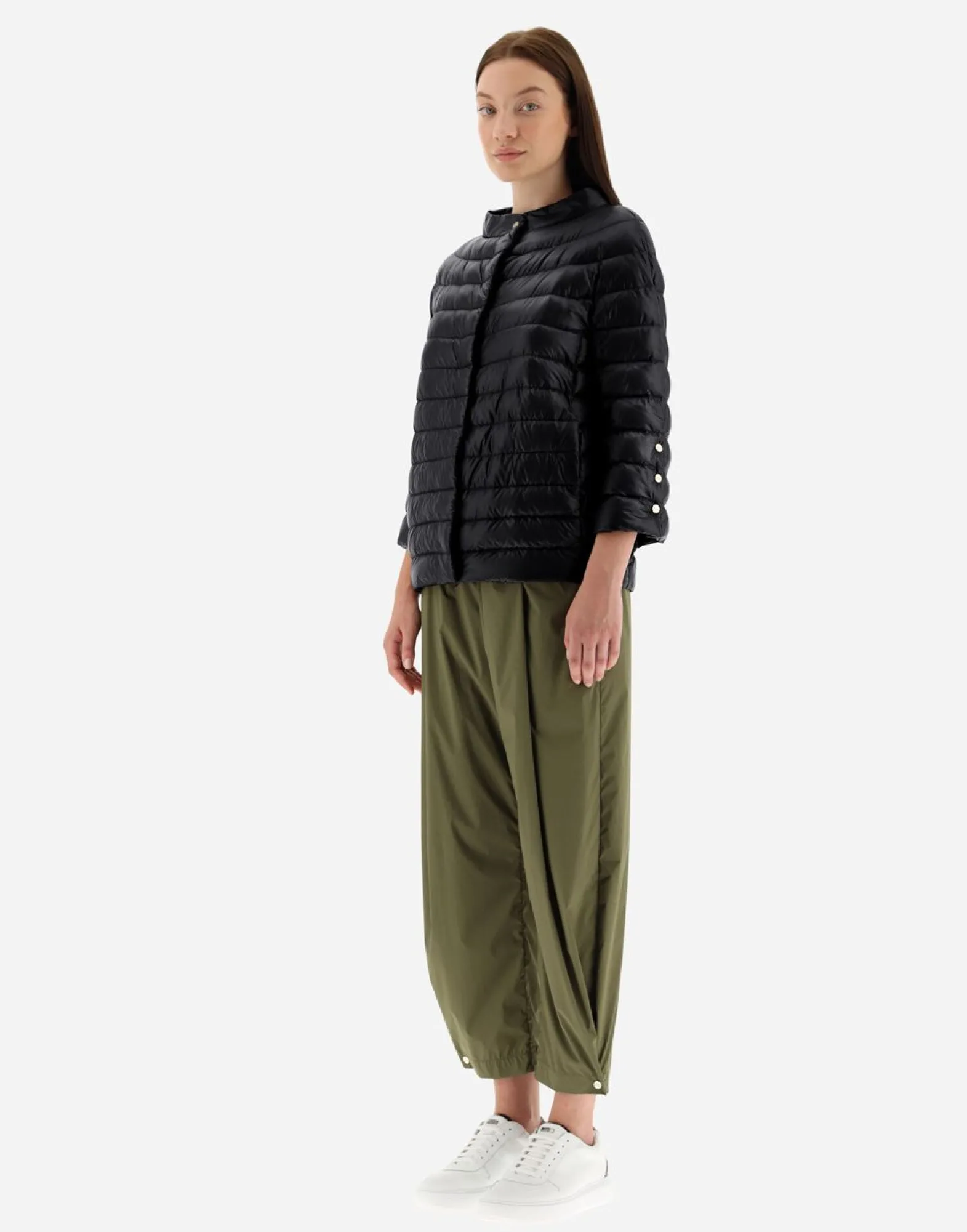 Herno Cape In Nylon Ultralight & Monogram