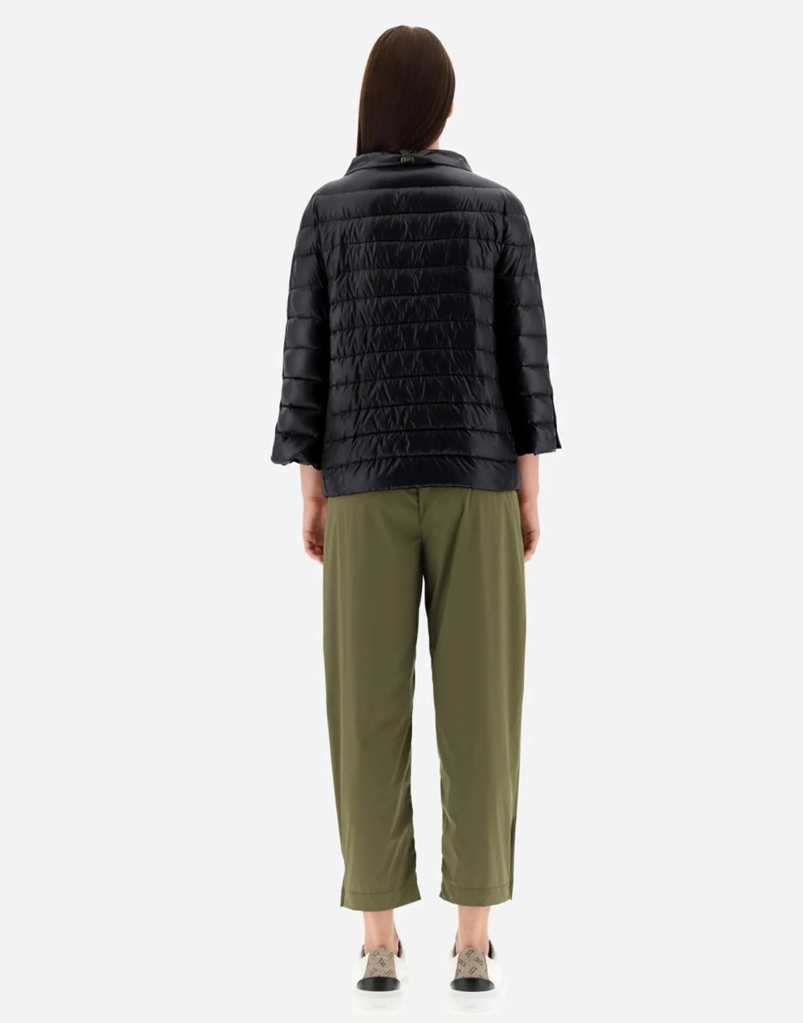 Herno Cape In Nylon Ultralight & Monogram