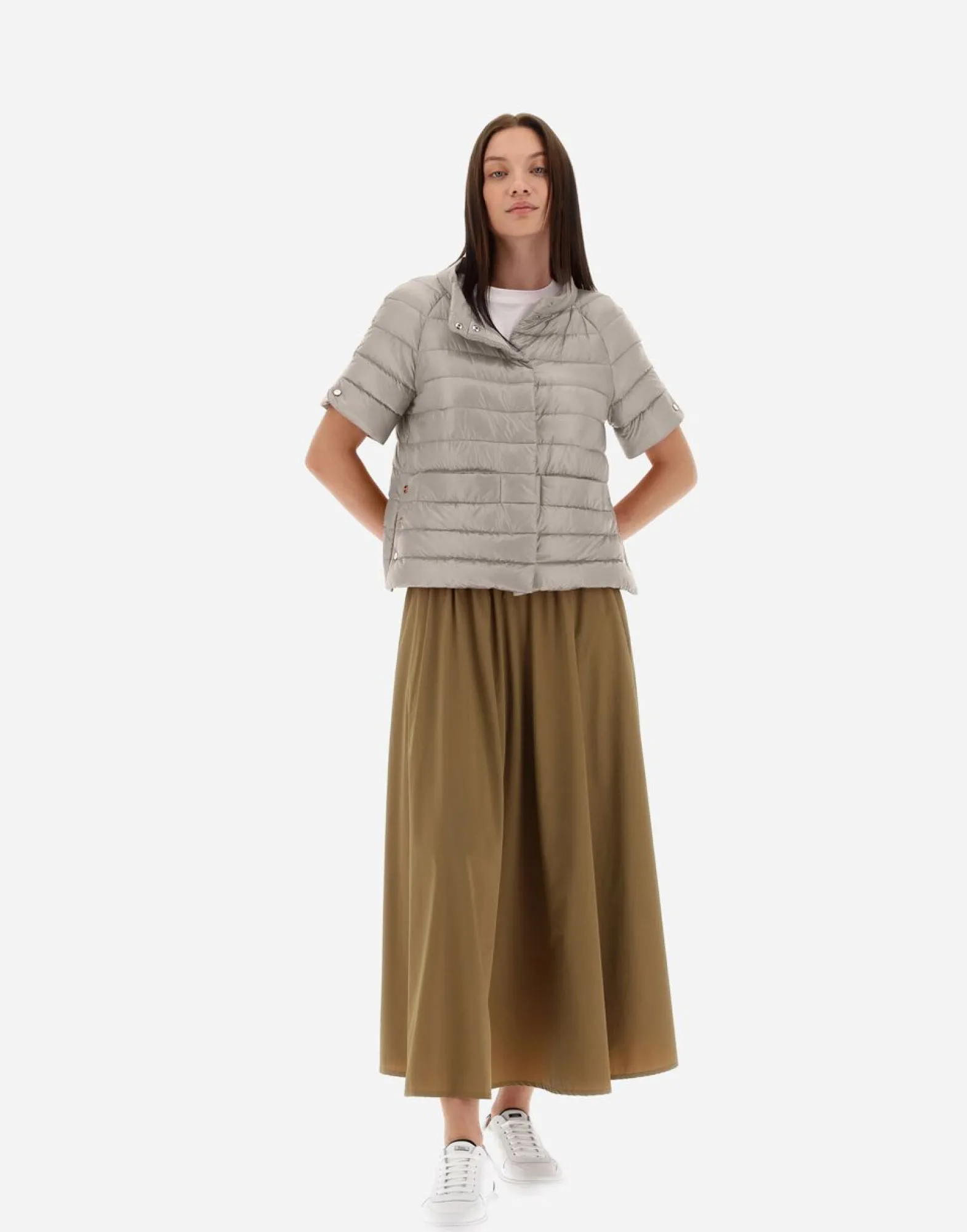 Herno Cape In Nylon Ultralight & Monogram