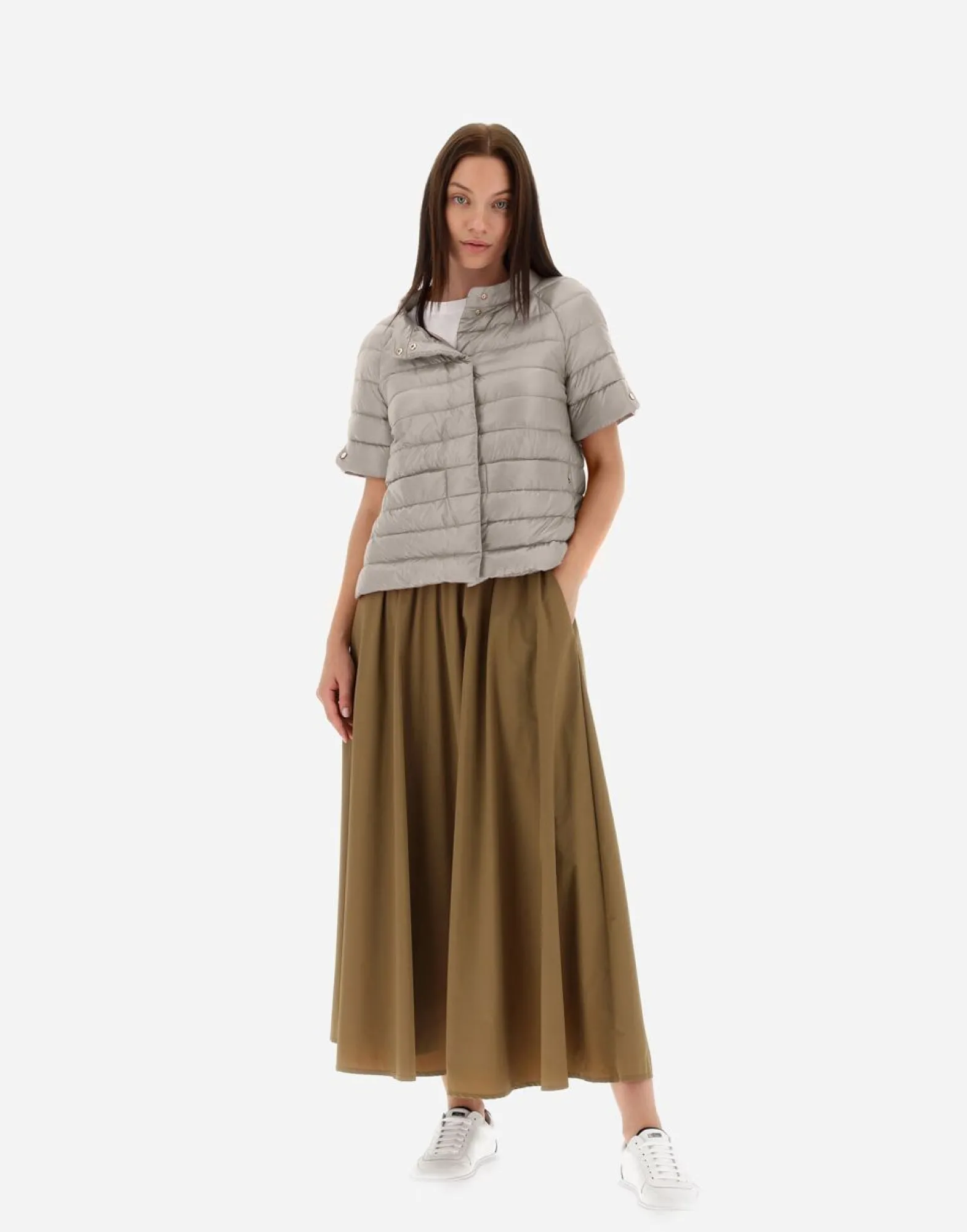 Herno Cape In Nylon Ultralight & Monogram