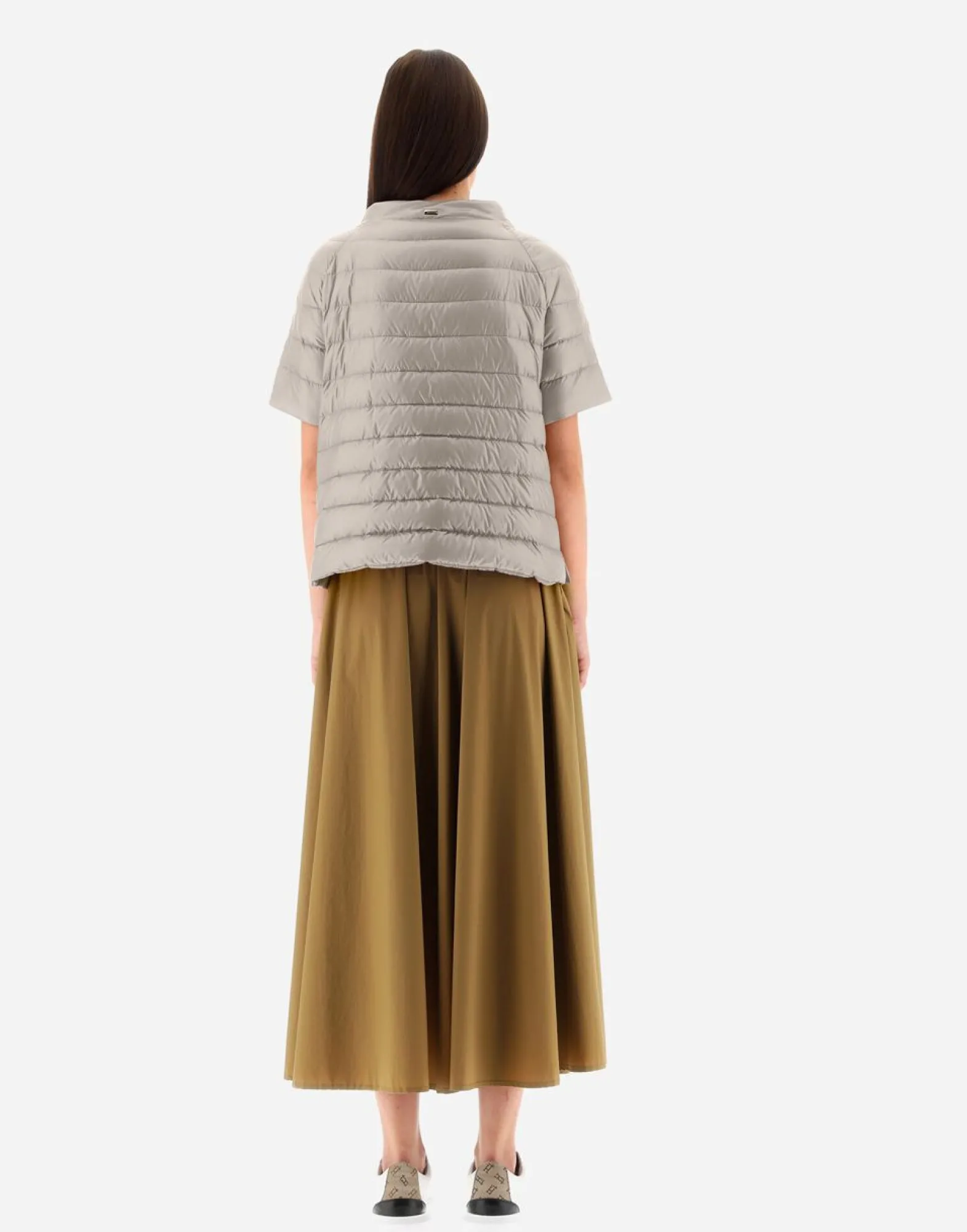 Herno Cape In Nylon Ultralight & Monogram