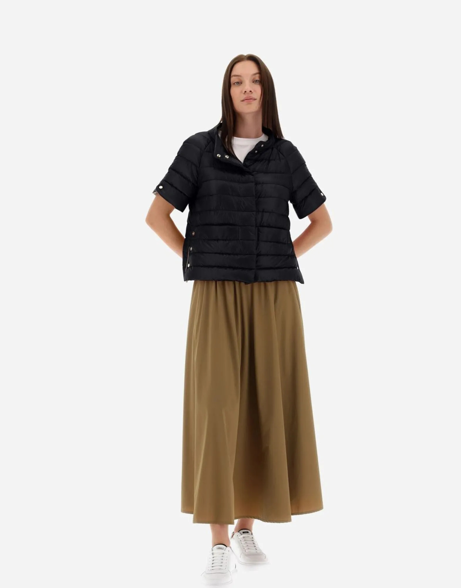 Herno Cape In Nylon Ultralight & Monogram