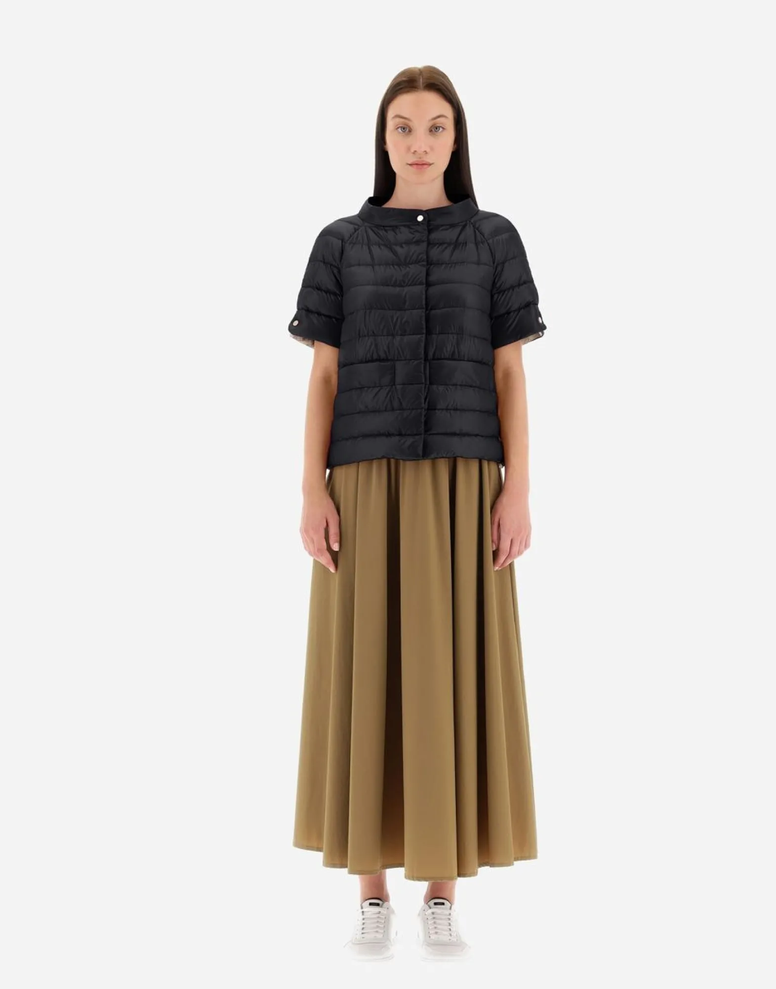 Herno Cape In Nylon Ultralight & Monogram