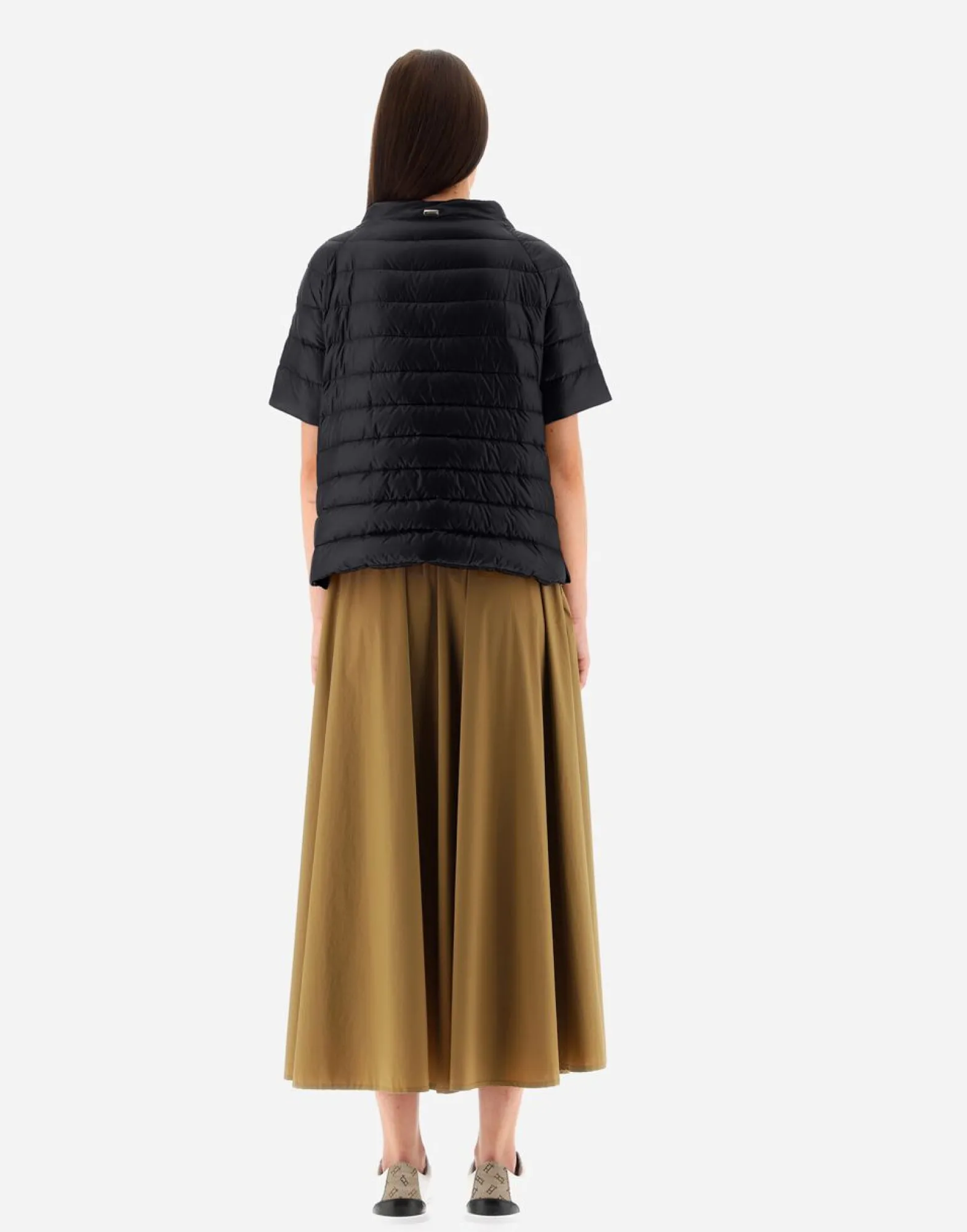Herno Cape In Nylon Ultralight & Monogram