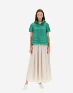 Herno Cape In Nylon Ultralight & New Techno Taffeta