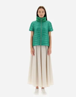 Herno Cape In Nylon Ultralight & New Techno Taffeta