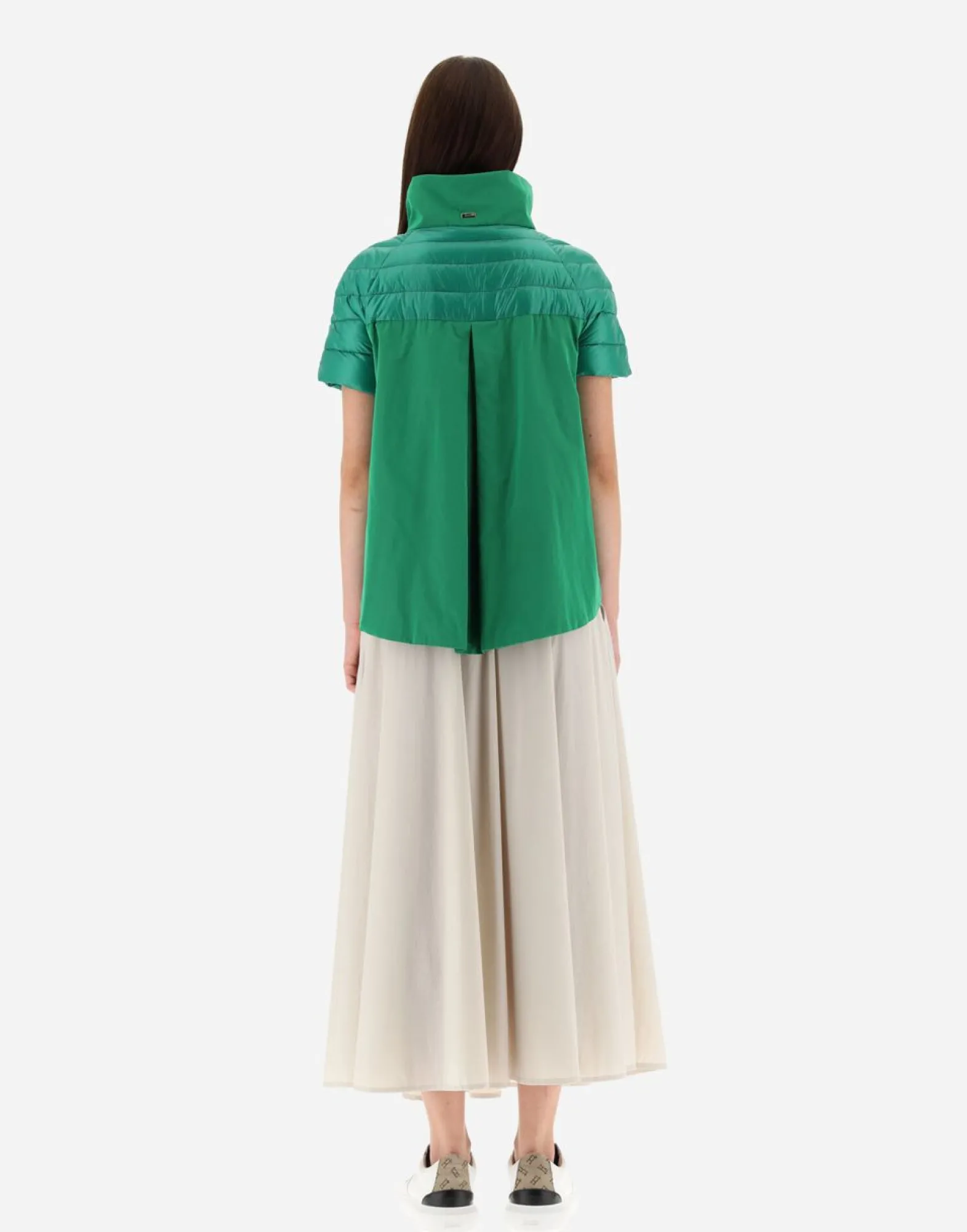 Herno Cape In Nylon Ultralight & New Techno Taffeta