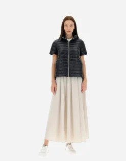 Herno Cape In Nylon Ultralight & New Techno Taffeta
