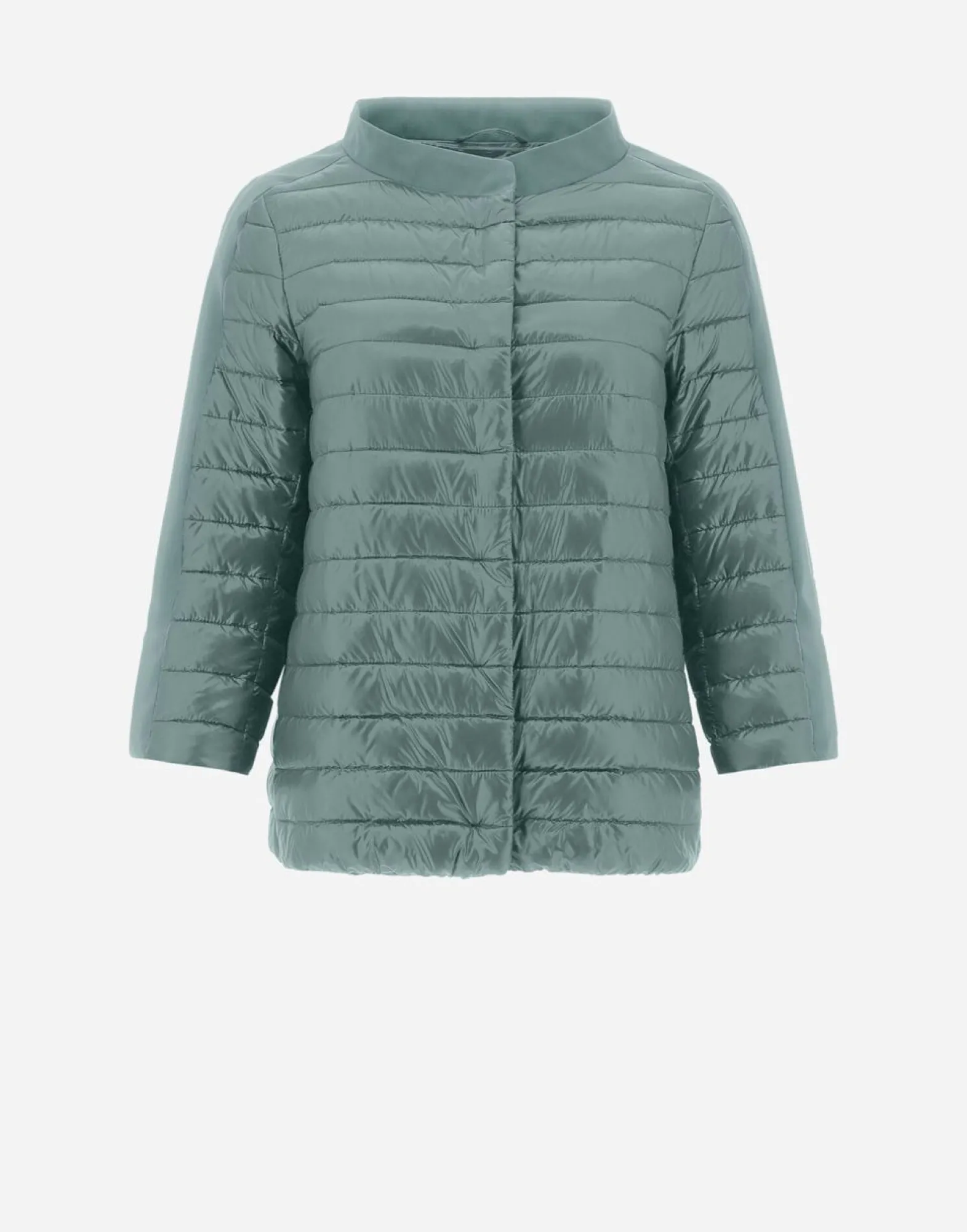 Herno Cape In Nylon Ultralight & New Techno Shantung
