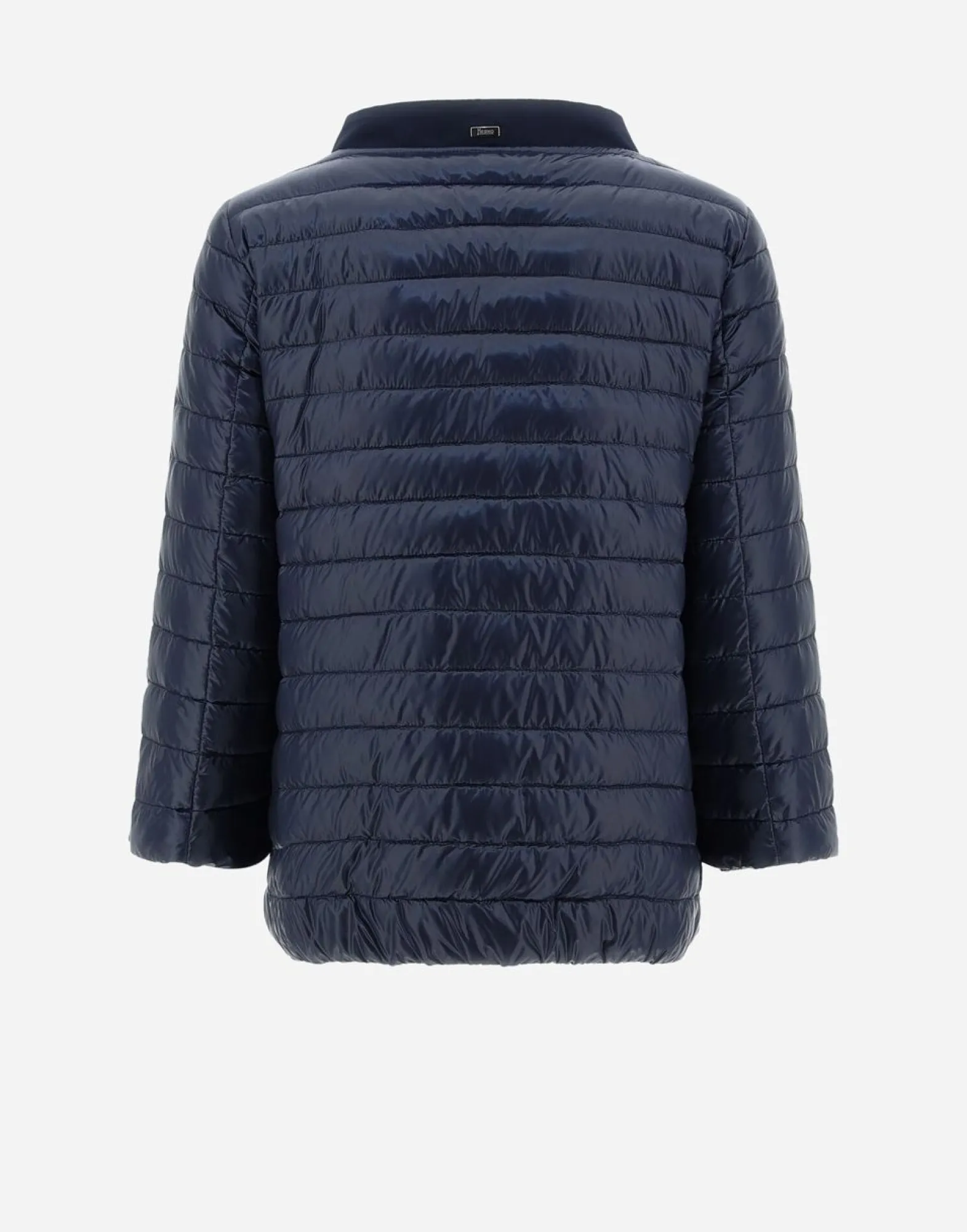 Herno Cape In Nylon Ultralight & New Techno Shantung