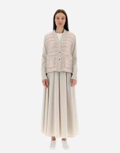 Herno Cardigan In Compact Cotton & Nylon Ultralight