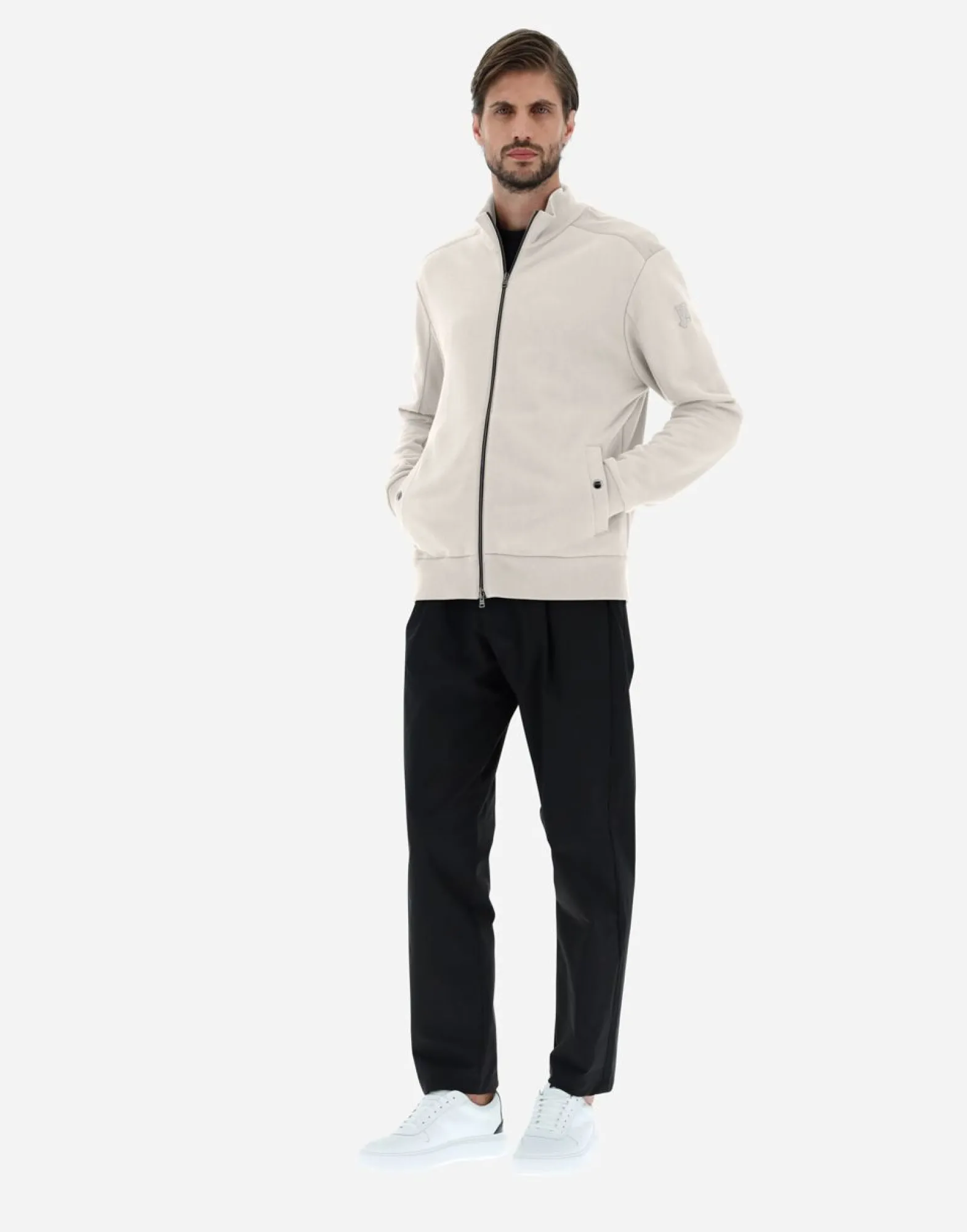 Herno Cardigan In Cotton Sweater