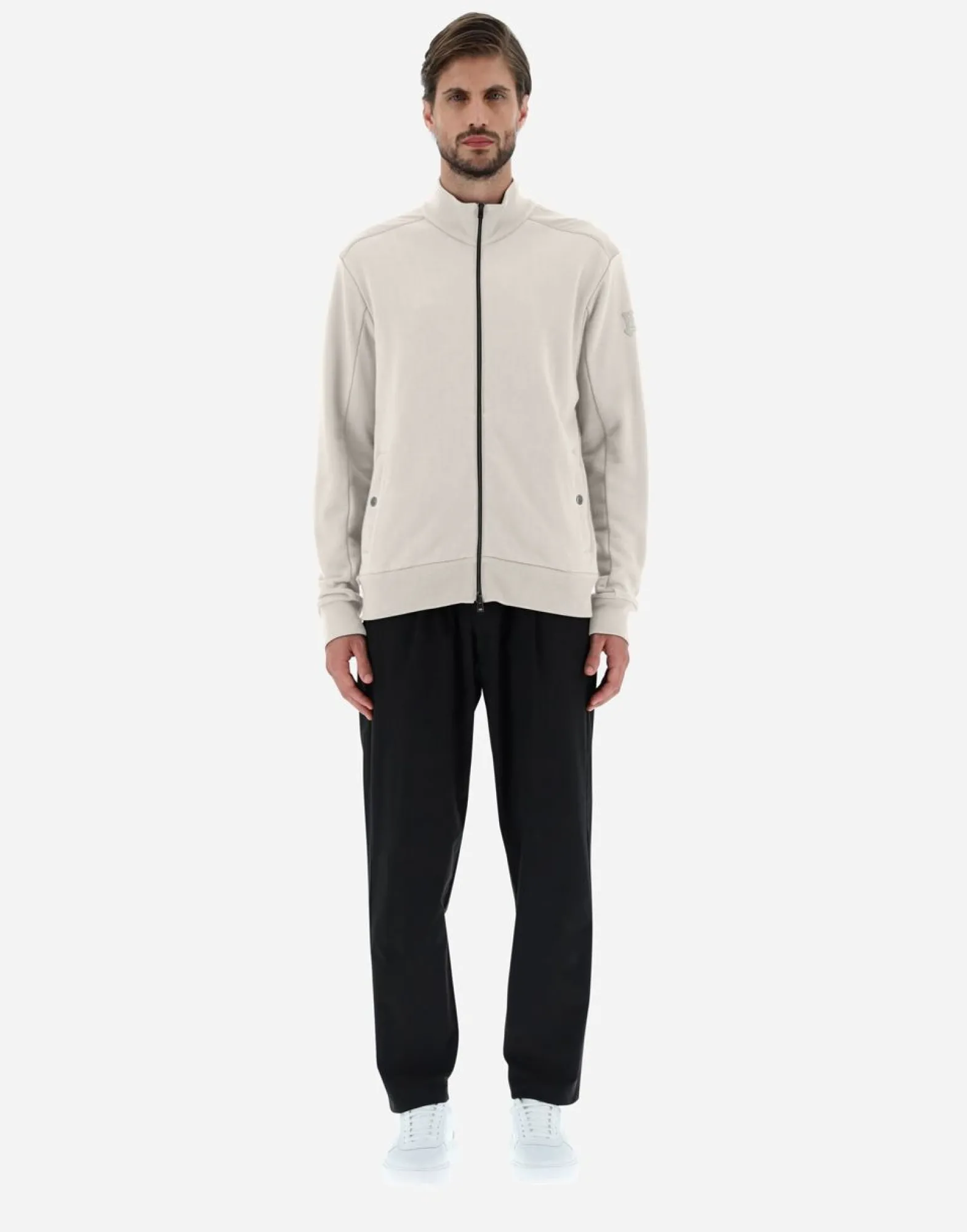 Herno Cardigan In Cotton Sweater