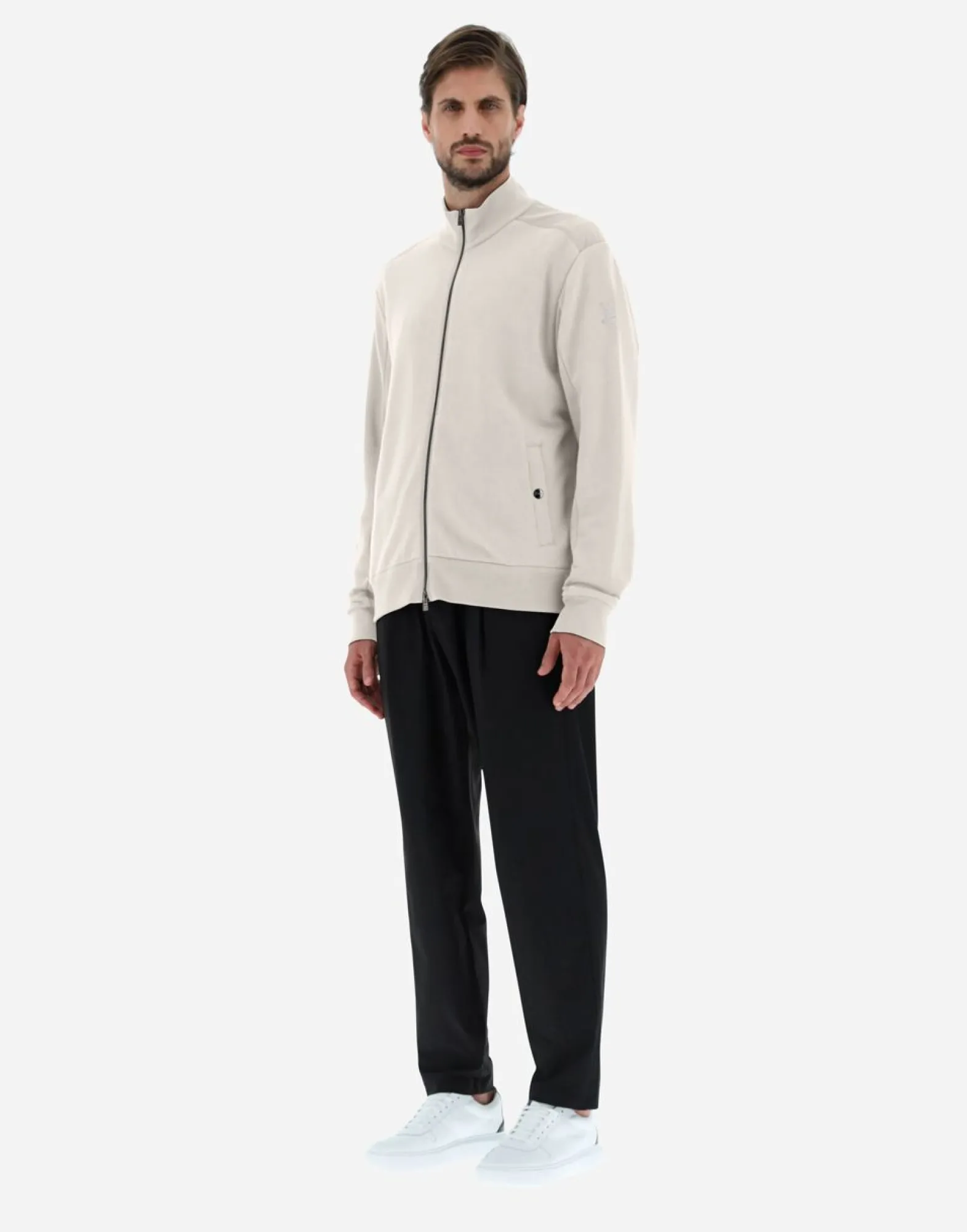 Herno Cardigan In Cotton Sweater