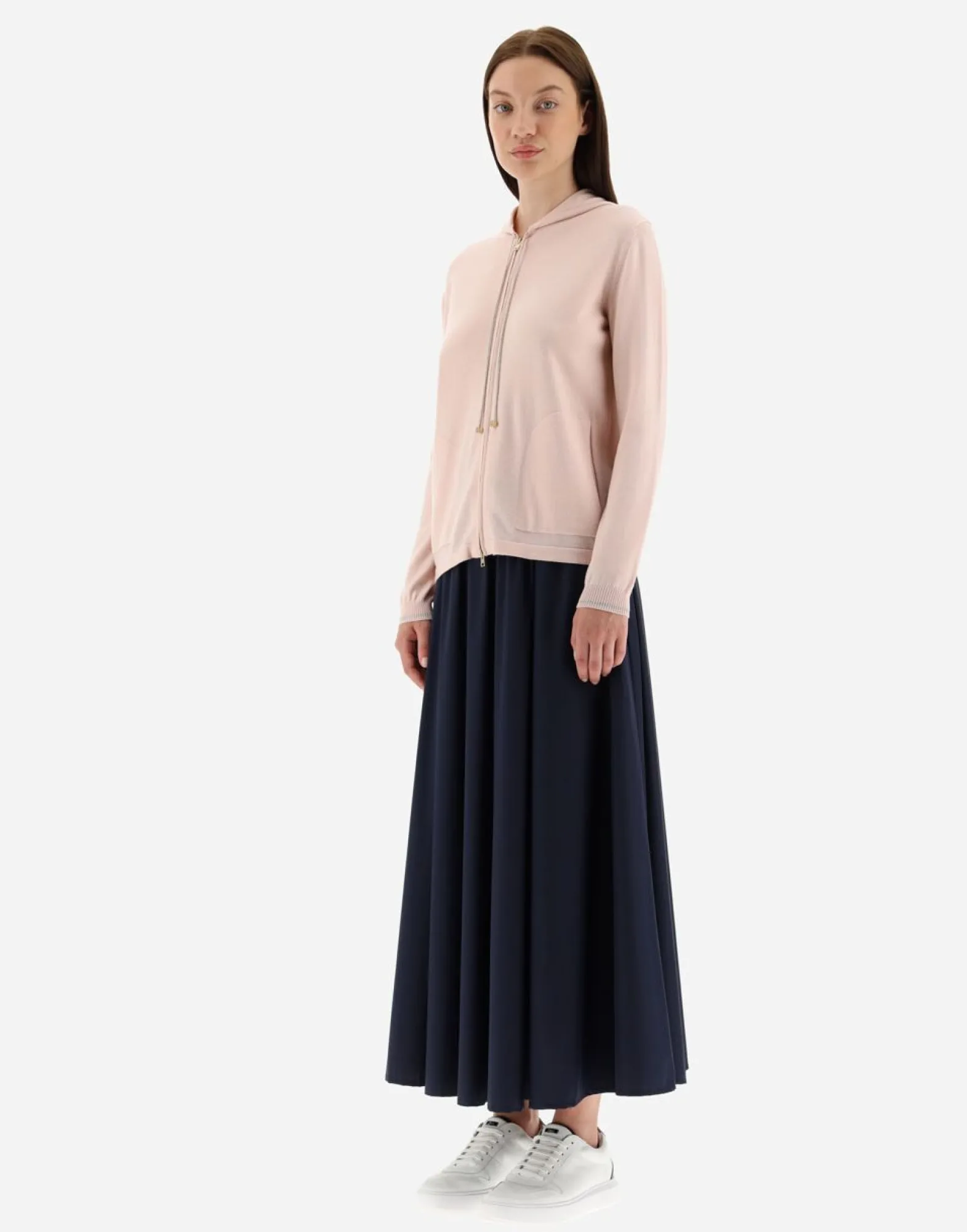 Herno Cardigan In Leisure Knit