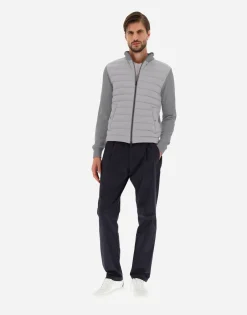 Herno Cardigan In Silk Wool & Nuage