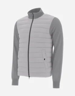 Herno Cardigan In Silk Wool & Nuage