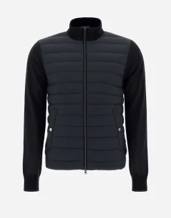 Herno Cardigan In Silk Wool & Nuage