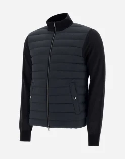 Herno Cardigan In Silk Wool & Nuage