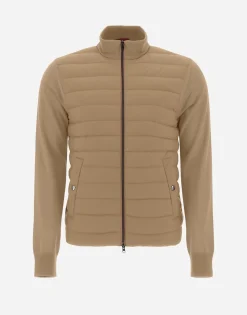 Herno Cardigan In Silk Wool & Nuage
